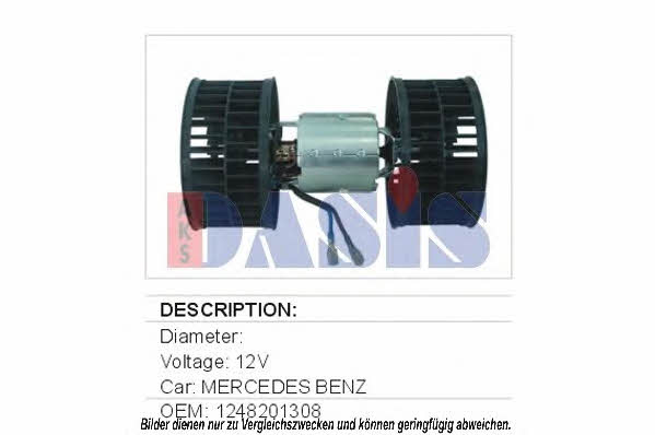 Dasis 741600N Fan assy - heater motor 741600N: Buy near me in Poland at 2407.PL - Good price!