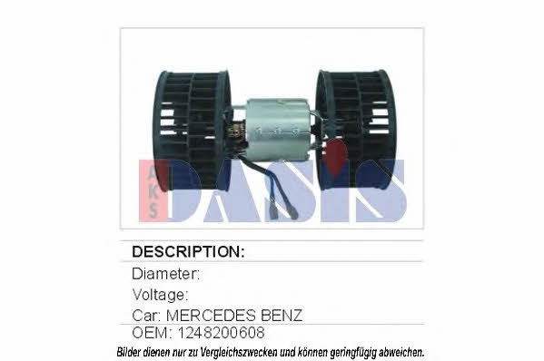 Dasis 741610N Fan assy - heater motor 741610N: Buy near me in Poland at 2407.PL - Good price!