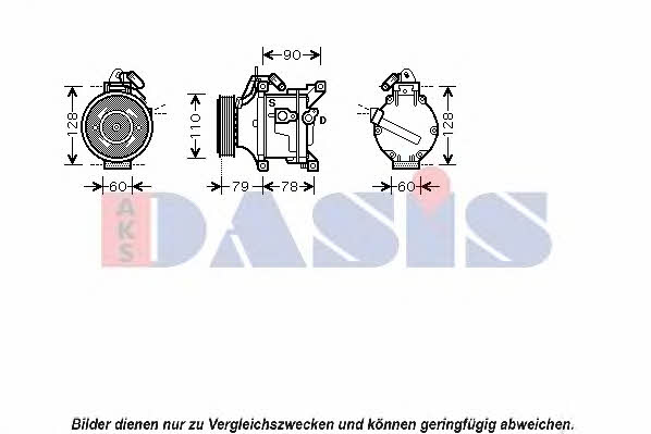 Dasis 851093N Compressor, air conditioning 851093N: Buy near me in Poland at 2407.PL - Good price!