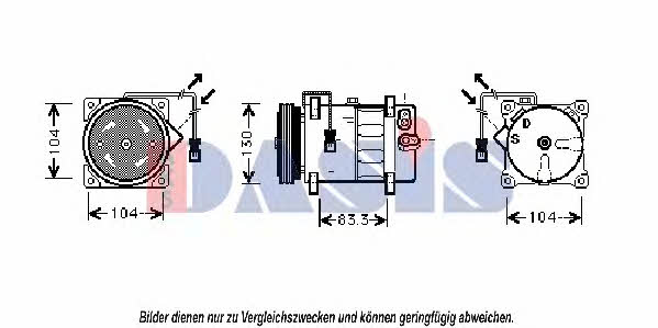 Dasis 851384N Компресор кондиціонера 851384N: Приваблива ціна - Купити у Польщі на 2407.PL!