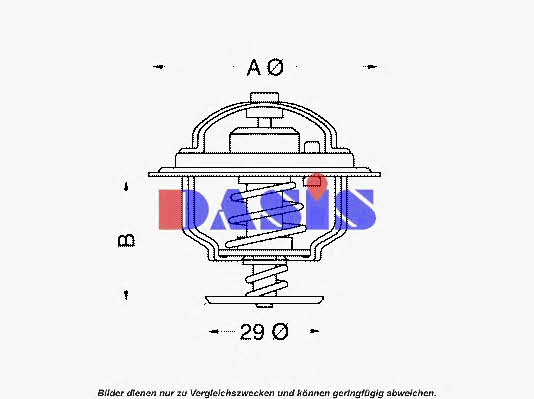 Dasis 750088N Thermostat, coolant 750088N: Buy near me in Poland at 2407.PL - Good price!