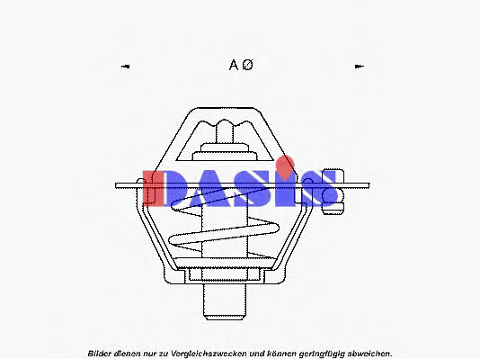 Dasis 750329N Thermostat, coolant 750329N: Buy near me in Poland at 2407.PL - Good price!