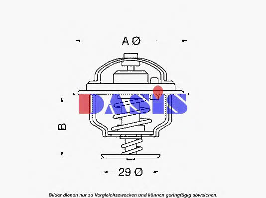 Dasis 750375N Thermostat, coolant 750375N: Buy near me in Poland at 2407.PL - Good price!