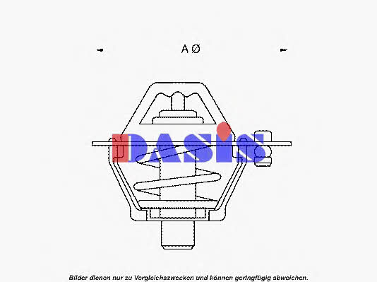 Dasis 750408N Thermostat, coolant 750408N: Buy near me at 2407.PL in Poland at an Affordable price!