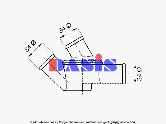 Dasis 750415N Thermostat, coolant 750415N: Buy near me at 2407.PL in Poland at an Affordable price!