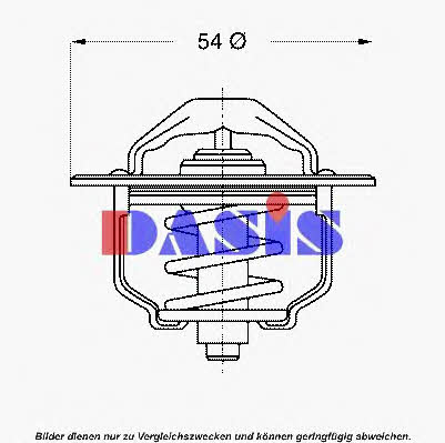 Dasis 750744N Thermostat, coolant 750744N: Buy near me in Poland at 2407.PL - Good price!