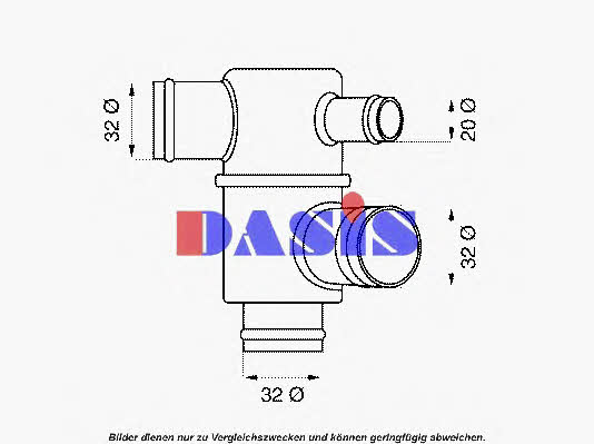 Dasis 750891N Thermostat, coolant 750891N: Buy near me in Poland at 2407.PL - Good price!