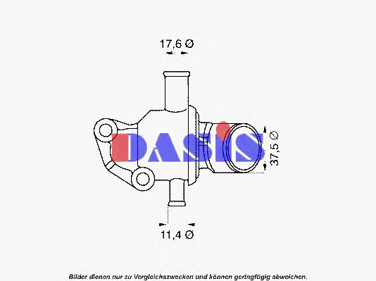 Dasis 750892N Thermostat, coolant 750892N: Buy near me in Poland at 2407.PL - Good price!