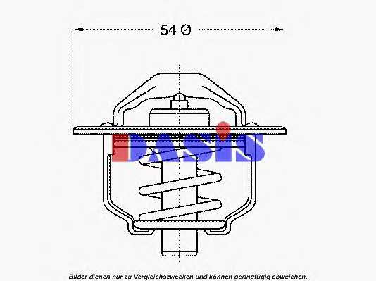 Dasis 750898N Thermostat, coolant 750898N: Buy near me in Poland at 2407.PL - Good price!