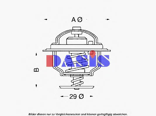 Dasis 750922N Thermostat, coolant 750922N: Buy near me in Poland at 2407.PL - Good price!