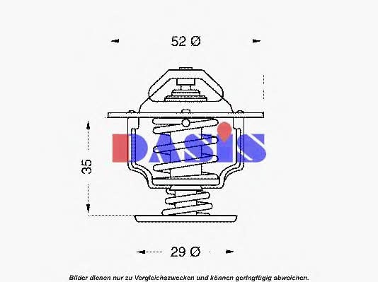 Dasis 750933N Thermostat, coolant 750933N: Buy near me in Poland at 2407.PL - Good price!