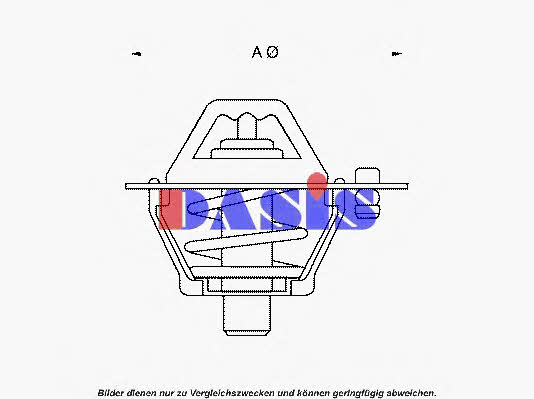 Dasis 750963N Thermostat, coolant 750963N: Buy near me in Poland at 2407.PL - Good price!