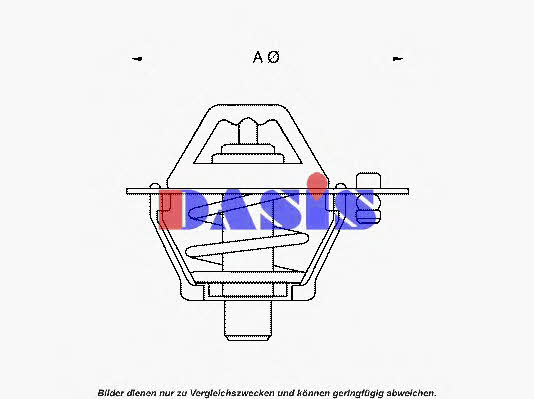 Dasis 750966N Thermostat, coolant 750966N: Buy near me in Poland at 2407.PL - Good price!