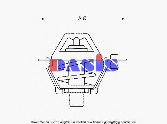 Dasis 750967N Thermostat, coolant 750967N: Buy near me in Poland at 2407.PL - Good price!