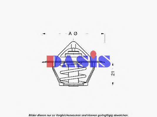 Dasis 751778N Thermostat, coolant 751778N: Buy near me in Poland at 2407.PL - Good price!