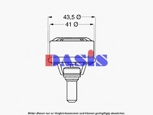 Dasis 751781N Thermostat, coolant 751781N: Buy near me in Poland at 2407.PL - Good price!