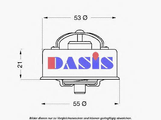Dasis 751788N Thermostat, coolant 751788N: Buy near me in Poland at 2407.PL - Good price!