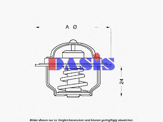 Dasis 751792N Thermostat, coolant 751792N: Buy near me in Poland at 2407.PL - Good price!