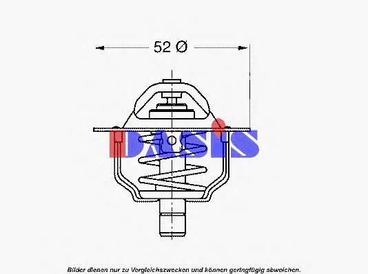 Dasis 751796N Thermostat, coolant 751796N: Buy near me in Poland at 2407.PL - Good price!