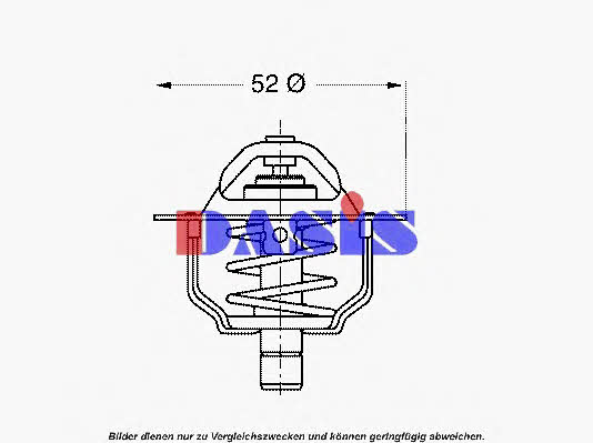 Dasis 751797N Thermostat, coolant 751797N: Buy near me in Poland at 2407.PL - Good price!