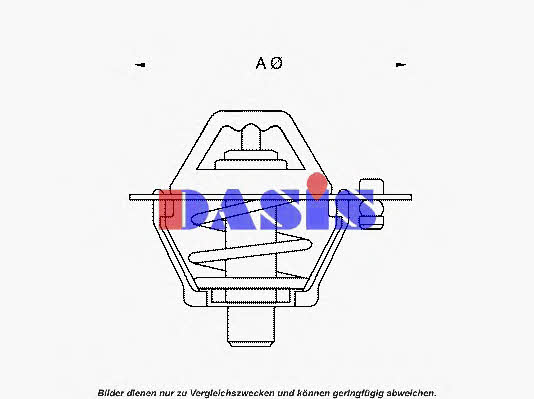 Dasis 751801N Thermostat, coolant 751801N: Buy near me in Poland at 2407.PL - Good price!