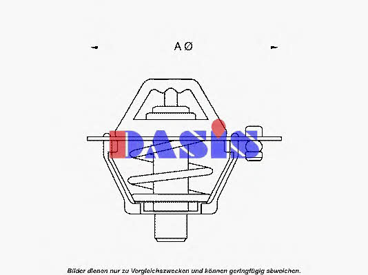 Dasis 751803N Thermostat, coolant 751803N: Buy near me in Poland at 2407.PL - Good price!