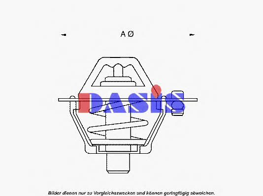 Dasis 751804N Thermostat, coolant 751804N: Buy near me in Poland at 2407.PL - Good price!