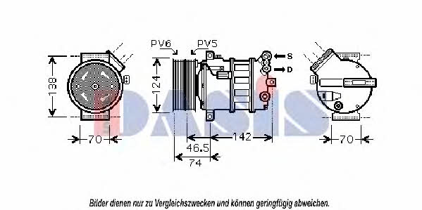 Dasis 851799N Compressor, air conditioning 851799N: Buy near me in Poland at 2407.PL - Good price!