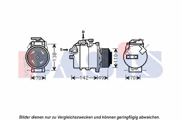 Dasis 851913N Compressor, air conditioning 851913N: Buy near me in Poland at 2407.PL - Good price!