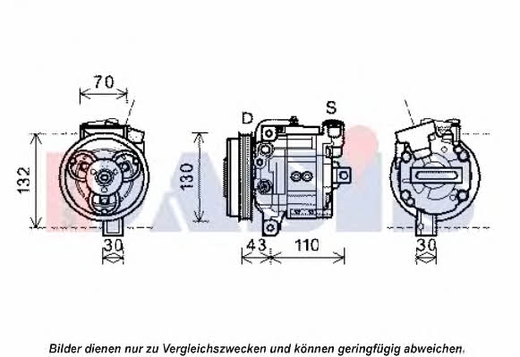 Dasis 851980N Compressor, air conditioning 851980N: Buy near me in Poland at 2407.PL - Good price!