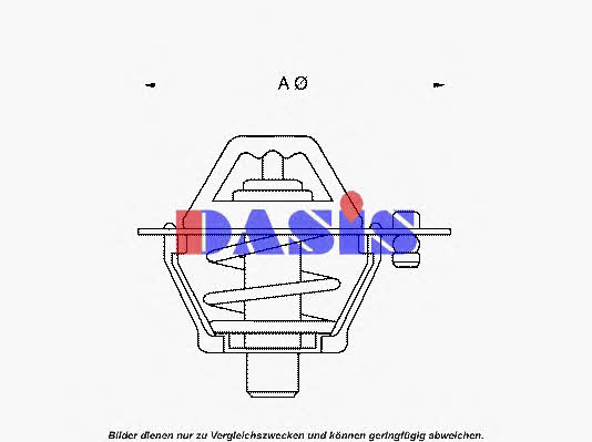 Dasis 751809N Thermostat, coolant 751809N: Buy near me in Poland at 2407.PL - Good price!