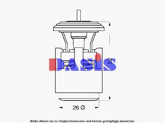 Dasis 751818N Thermostat, coolant 751818N: Buy near me in Poland at 2407.PL - Good price!
