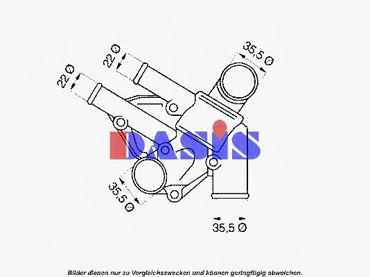 Dasis 751836N Thermostat, coolant 751836N: Buy near me in Poland at 2407.PL - Good price!