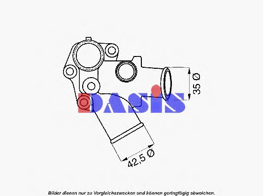 Dasis 751844N Thermostat, coolant 751844N: Buy near me in Poland at 2407.PL - Good price!
