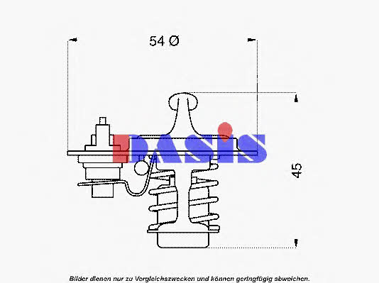Dasis 751848N Thermostat, coolant 751848N: Buy near me in Poland at 2407.PL - Good price!