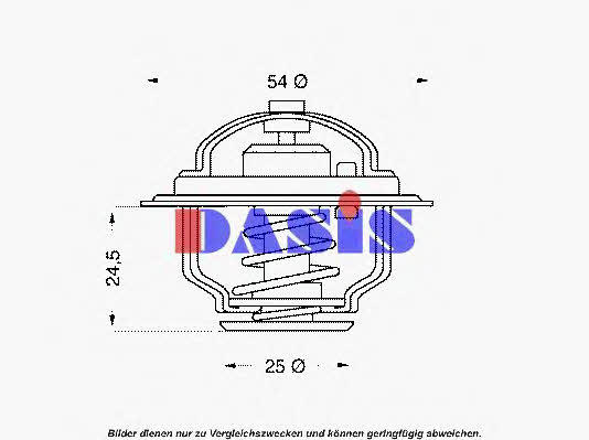 Dasis 751853N Thermostat, coolant 751853N: Buy near me in Poland at 2407.PL - Good price!