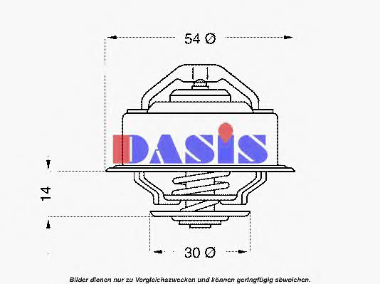 Dasis 751869N Thermostat, coolant 751869N: Buy near me in Poland at 2407.PL - Good price!