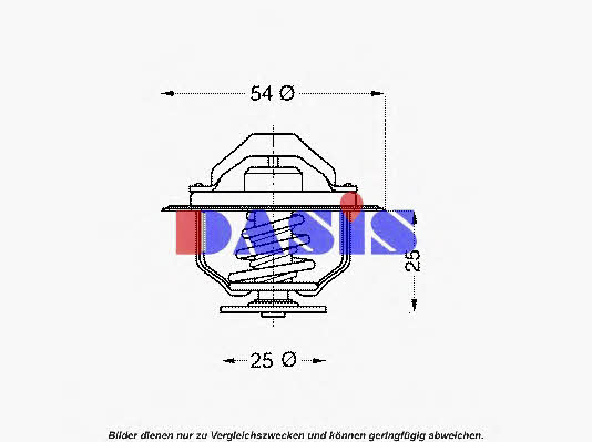 Dasis 751888N Thermostat, coolant 751888N: Buy near me in Poland at 2407.PL - Good price!
