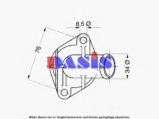 Dasis 751892N Thermostat, coolant 751892N: Buy near me in Poland at 2407.PL - Good price!