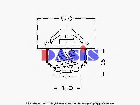Dasis 751894N Thermostat, coolant 751894N: Buy near me in Poland at 2407.PL - Good price!