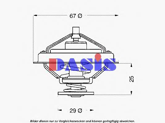 Dasis 751898N Thermostat, coolant 751898N: Buy near me in Poland at 2407.PL - Good price!
