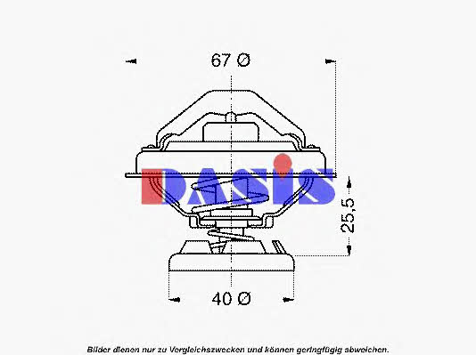 Dasis 751904N Thermostat, coolant 751904N: Buy near me in Poland at 2407.PL - Good price!