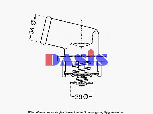 Dasis 751907N Thermostat, coolant 751907N: Buy near me at 2407.PL in Poland at an Affordable price!