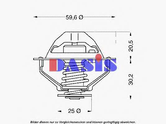 Dasis 751916N Thermostat, coolant 751916N: Buy near me in Poland at 2407.PL - Good price!
