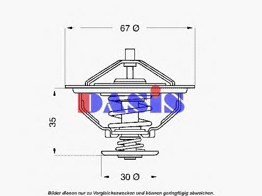Dasis 751923N Thermostat, coolant 751923N: Buy near me in Poland at 2407.PL - Good price!
