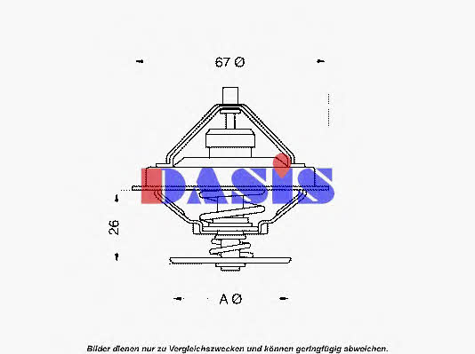Dasis 751924N Thermostat, coolant 751924N: Buy near me in Poland at 2407.PL - Good price!