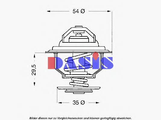 Dasis 751940N Thermostat, Kühlmittel 751940N: Kaufen Sie zu einem guten Preis in Polen bei 2407.PL!