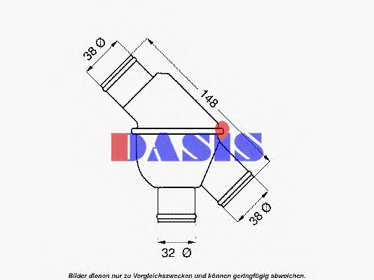 Dasis 751954N Thermostat, coolant 751954N: Buy near me in Poland at 2407.PL - Good price!