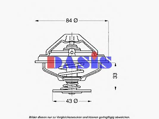 Dasis 751972N Thermostat, coolant 751972N: Buy near me in Poland at 2407.PL - Good price!