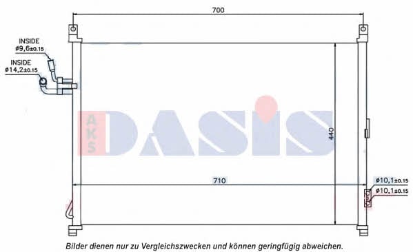 Dasis 072048N Радиатор кондиционера (Конденсатор) 072048N: Купить в Польше - Отличная цена на 2407.PL!